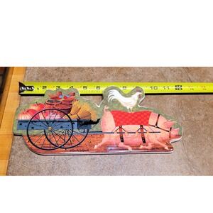 Bradford Exchange Wiggly Piggy Wagon Decorative Plate Charles Wysocki 2002